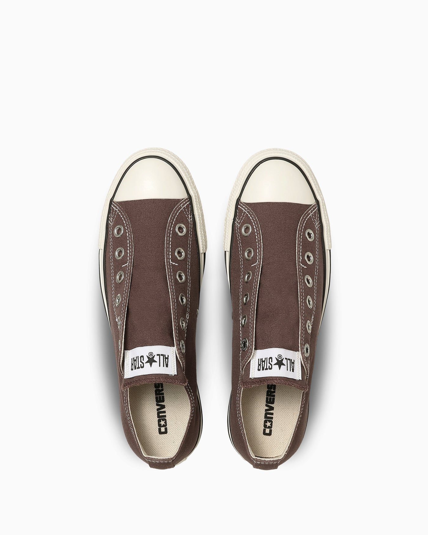 Shop Converse 全明星滑套低筒 深棕色 31317160