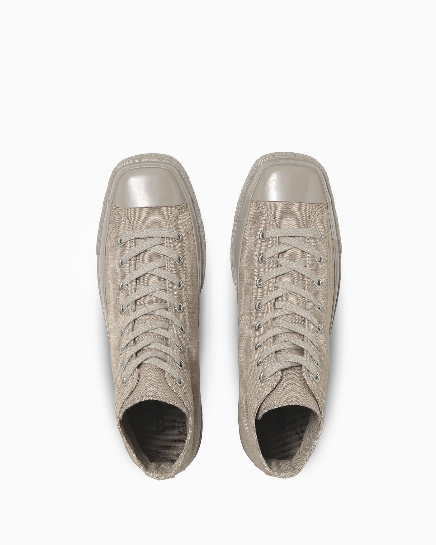 Shop Converse All Star Square Toe High Top Sneakers Stone beige/ash taupe 31316970