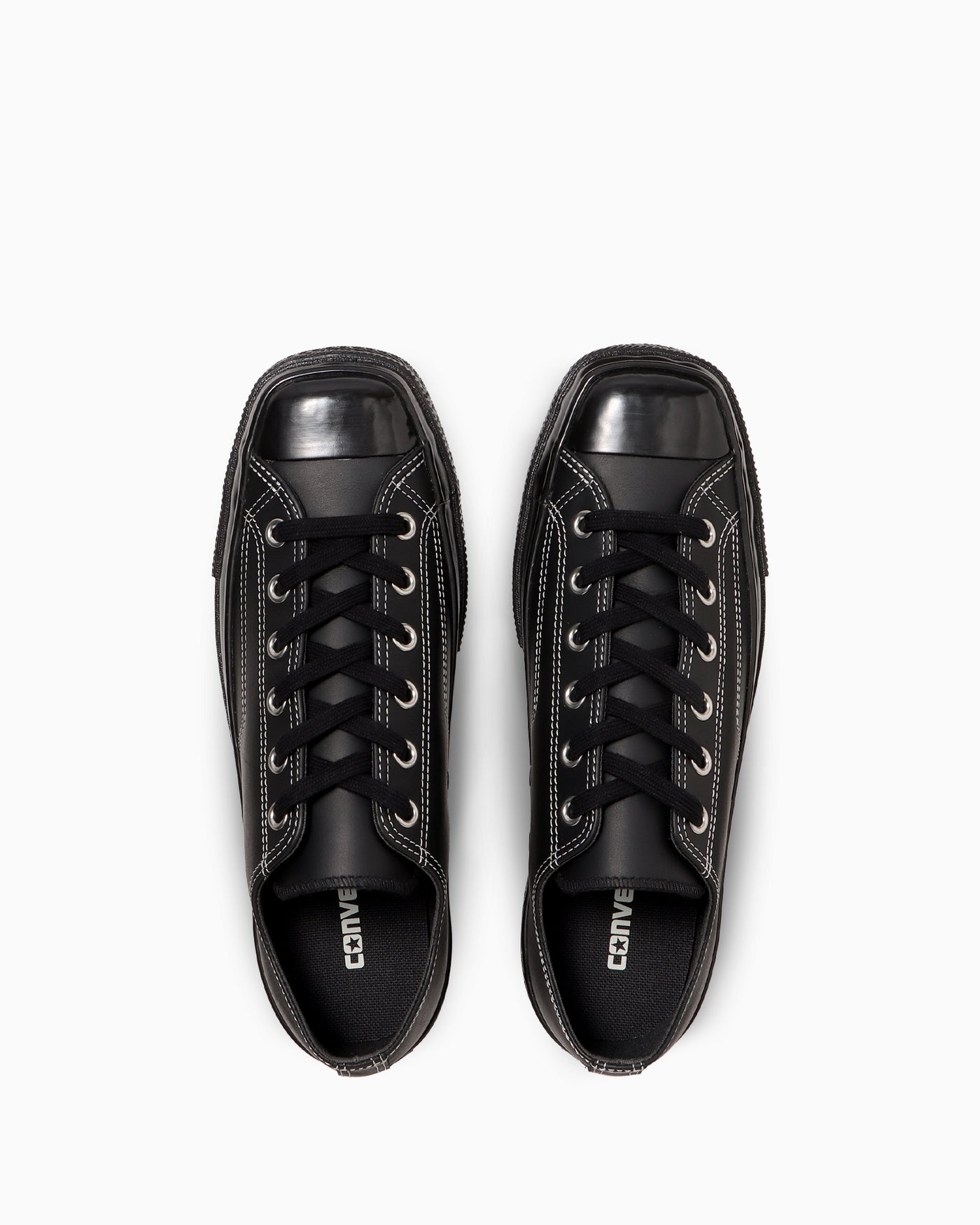 Shop Converse All Star Square Toe Low-Top Sneakers Black/Black 31316371