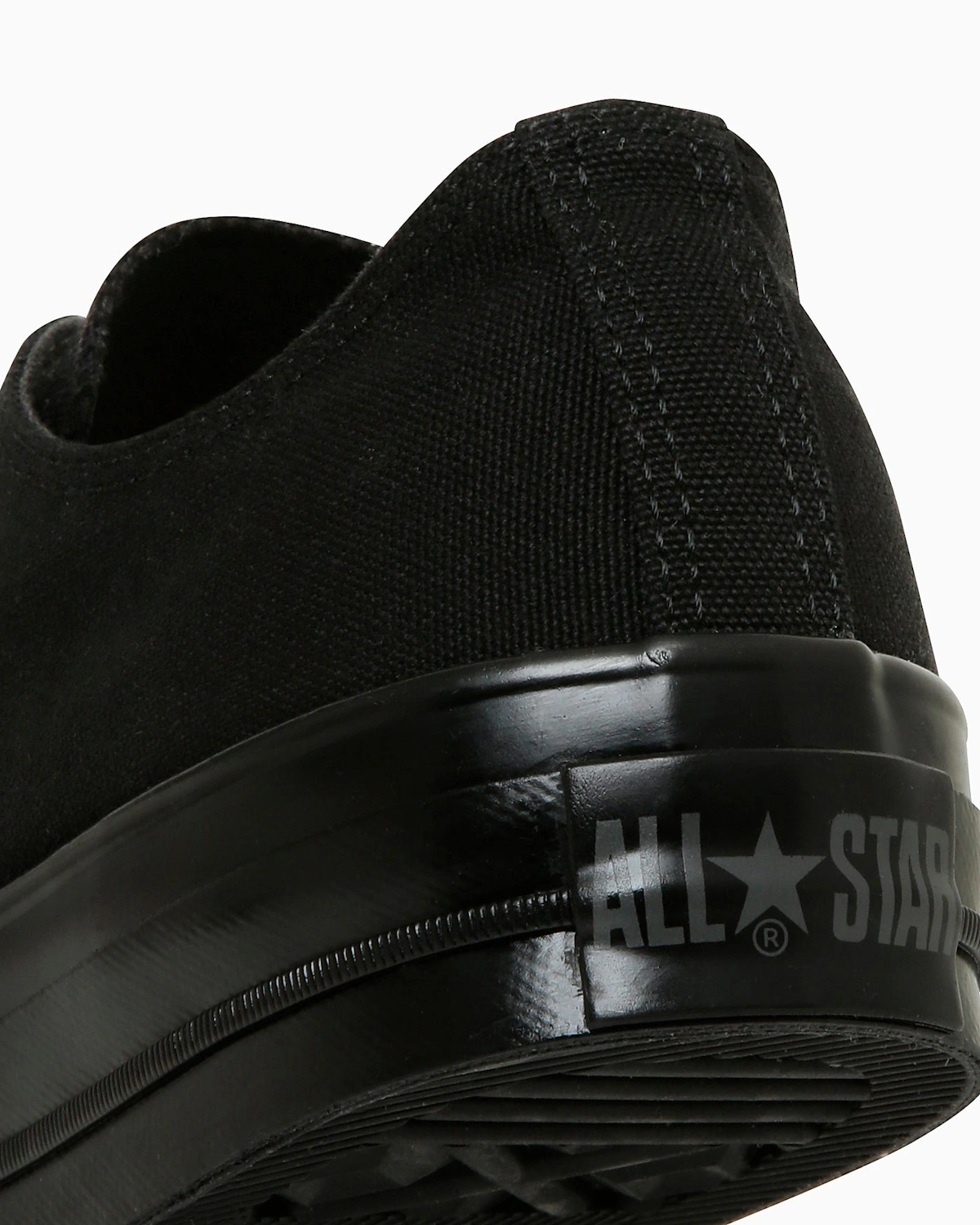 Converse All Star Square Toe OX Black Monochrome