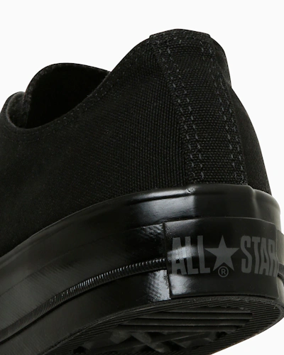 Converse All Star Square Toe OX Black Monochrome