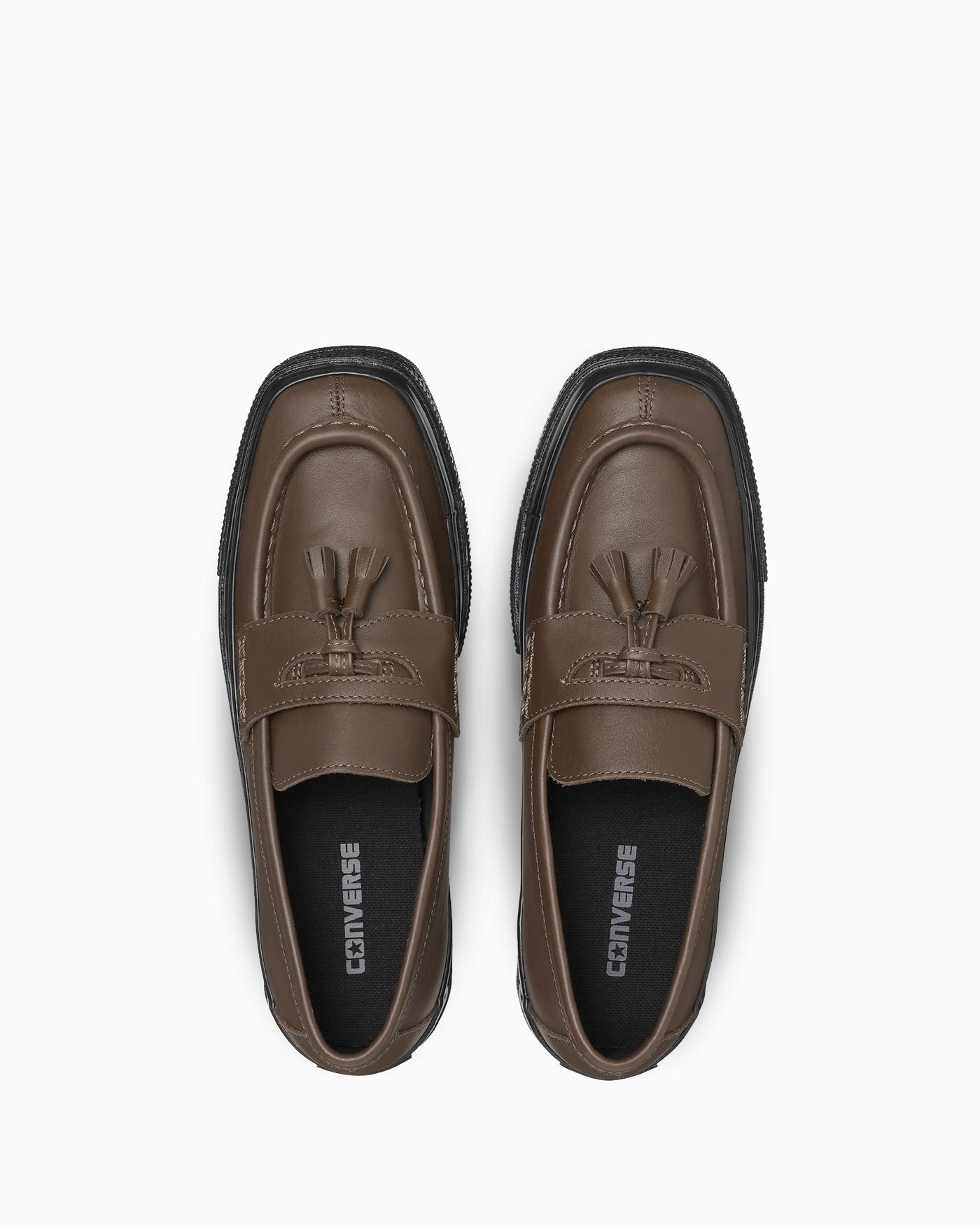 Shop Converse All Star Squaretoe Loafer Sepatu Cokelat Tua/Hitam 31316980