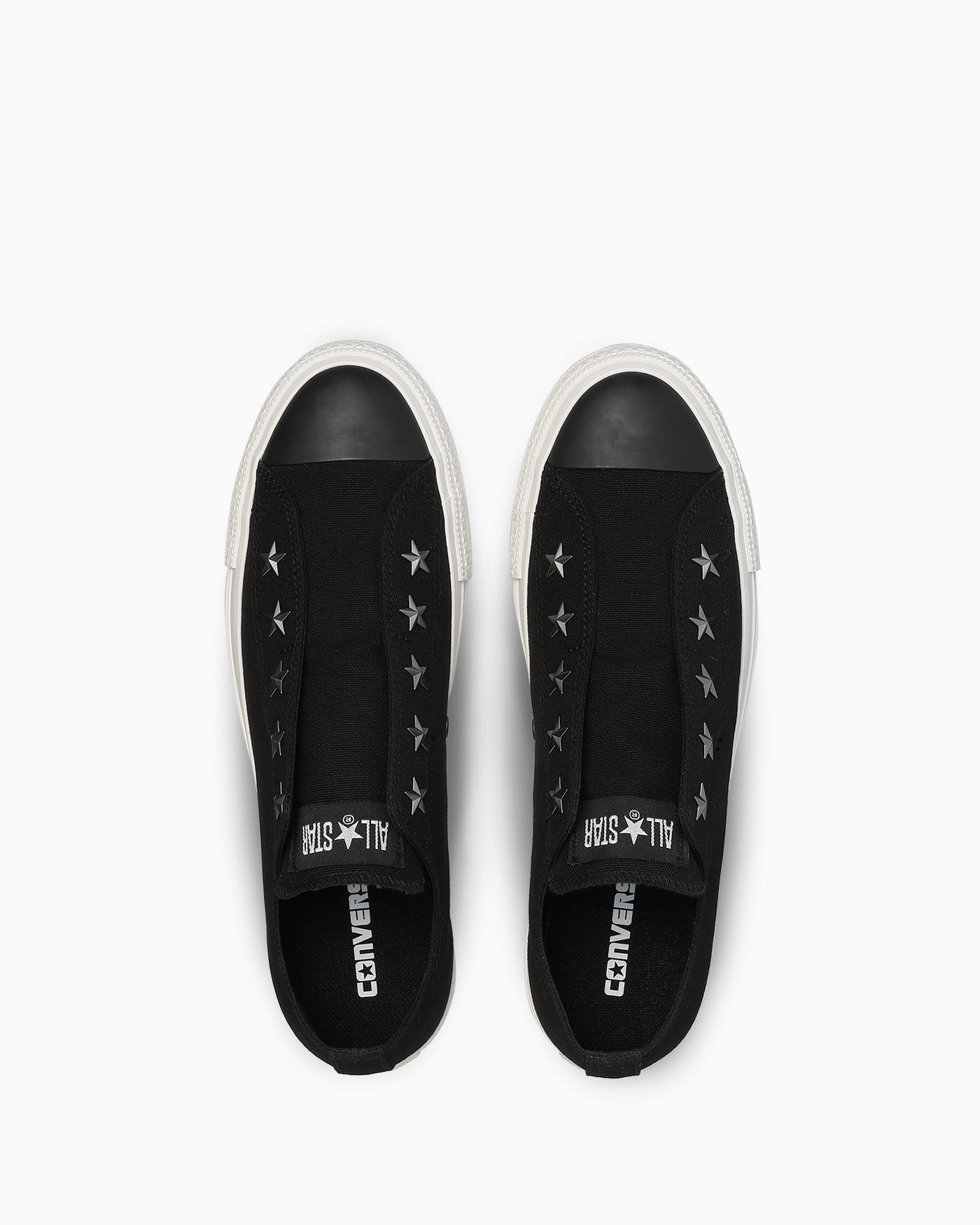 Shop Converse All Star Starslip OX 便鞋 黑色/墨灰 31317860