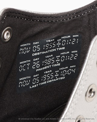 Converse All Star TM High 'Back to the Future' Edition Silver/Black 31316500 3