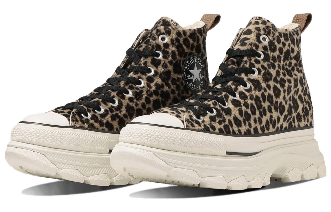 Lookbook Converse All Star Trekwave Pelliccia Leopardata Alta ''Marrone'' 31310230