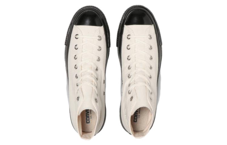 Shop 컨버스 올스타 블랙보텀 하이탑 '오프화이트' 31309581