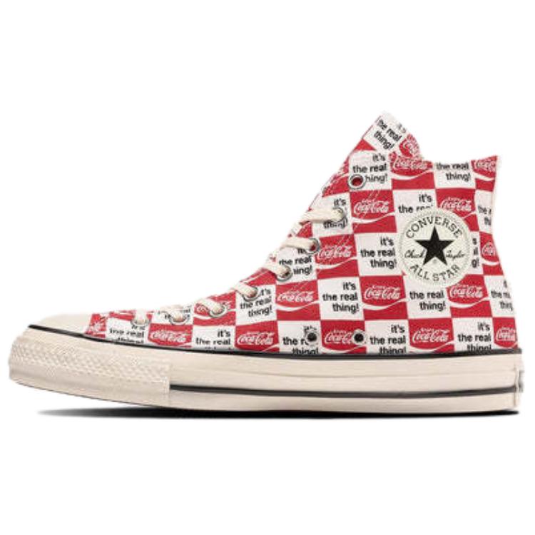 Order Converse All Star US 可口可樂 CK 舒適經典 耐磨輕便 高筒 帆布鞋 男女款 紅白