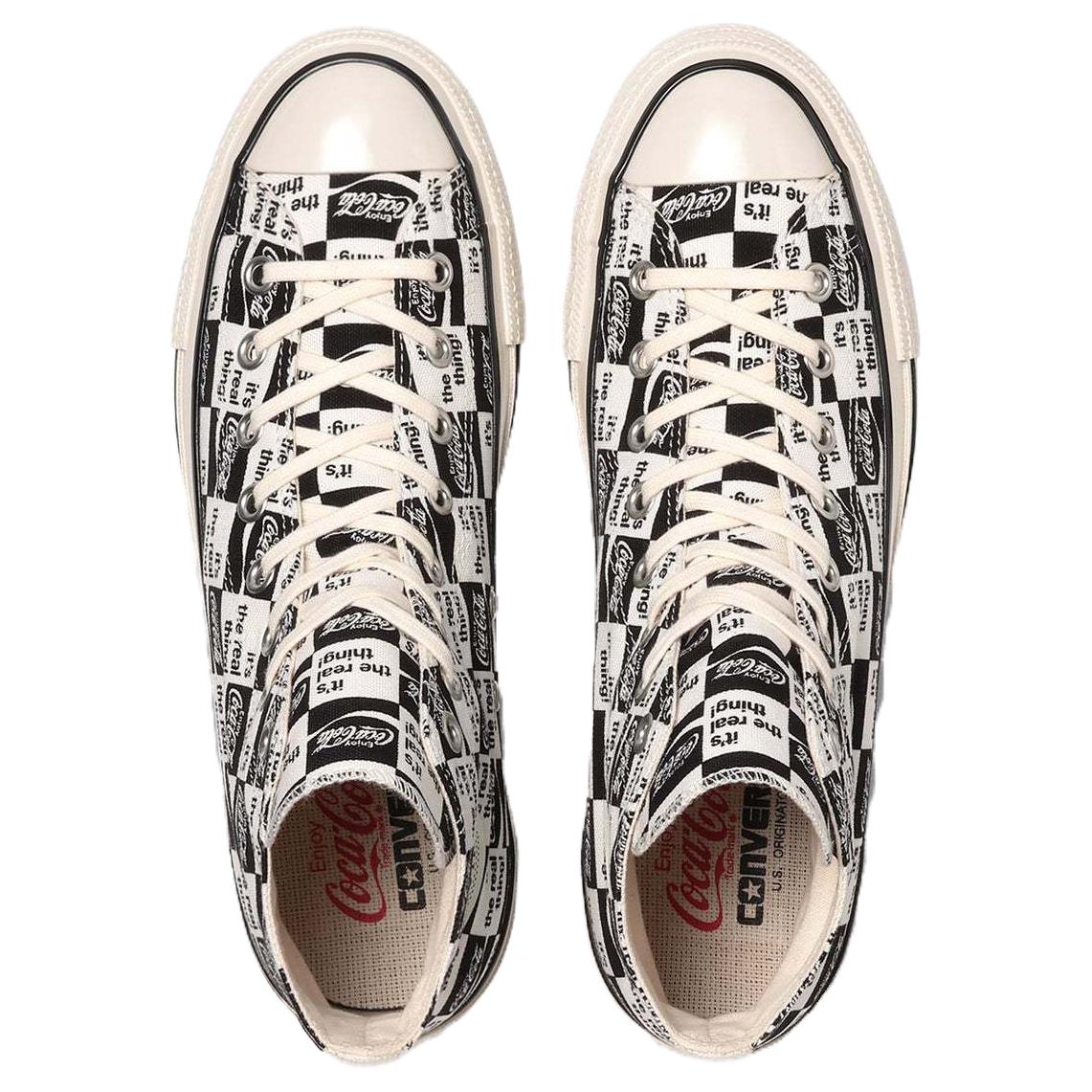 Shop Kasut Converse All Star US Coca-Cola CK 'Hitam Putih' 31312061