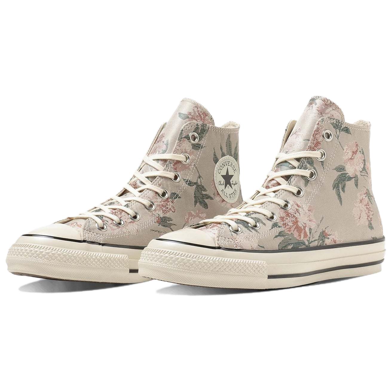 Lookbook 匡威全明星美花高帮'棕白' 31312090