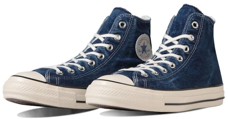 Converse All Star US Hi 'Ageddenim' Kasut Denim Retro Lelaki/Wanita 31309060 Lookbook Converse All Star US Hi 'Ageddenim' Kasut Denim Retro Lelaki/Wanita 31309060