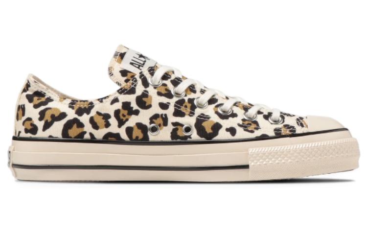 Order Converse All Star Us Leopard Ox 潮流舒適 防滑耐磨 低筒 帆布鞋 男女同款 白棕 日版
