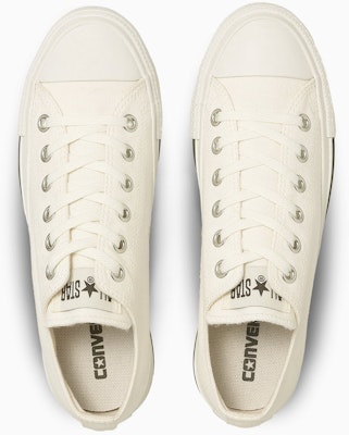 Converse All Star Washed Canvas Ox Low Sneakers Snow White Putih 31317472 Shop Converse All Star Washed Canvas Ox Low Sneakers Snow White Putih 31317472