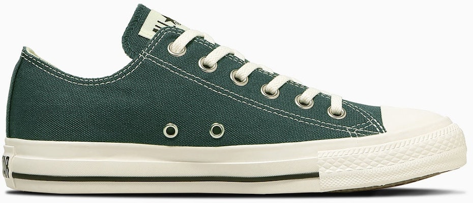 Converse All Star Washed Canvas OX Sneakers Forest Green 31317471 Lookbook Converse All Star Washed Canvas OX Sneakers Forest Green 31317471