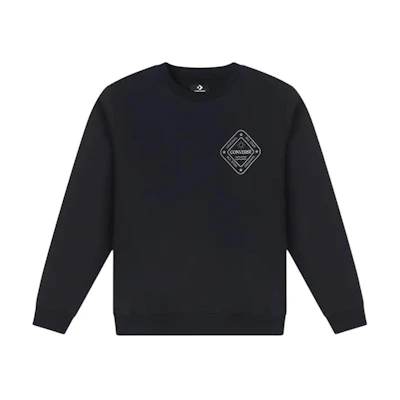 Converse All Star Winter Art Graphic Crewneck Scenic Print Long-Sleeve Sweatshirt Men 10025632-A01