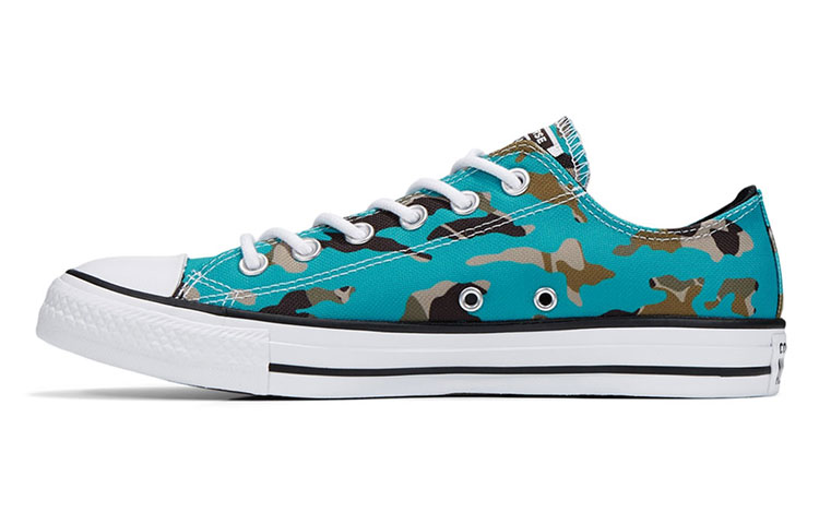 Converse Allover Camo Chuck Taylor All Star Low Top Camouflage 'Blue White'
