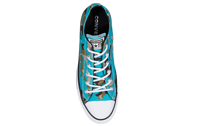 Converse Allover Camo Chuck Taylor All Star Low Top Camouflage 'Blue White' 圖 4