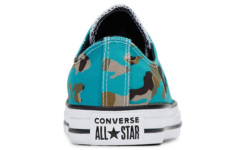 Converse Allover Camo Chuck Taylor All Star Low Top Camouflage 'Blue White' 圖 5