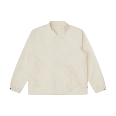 Converse Andover Coaches Jacket Beige Unisex Casual Shirt Collar Jacket 10026563-A04