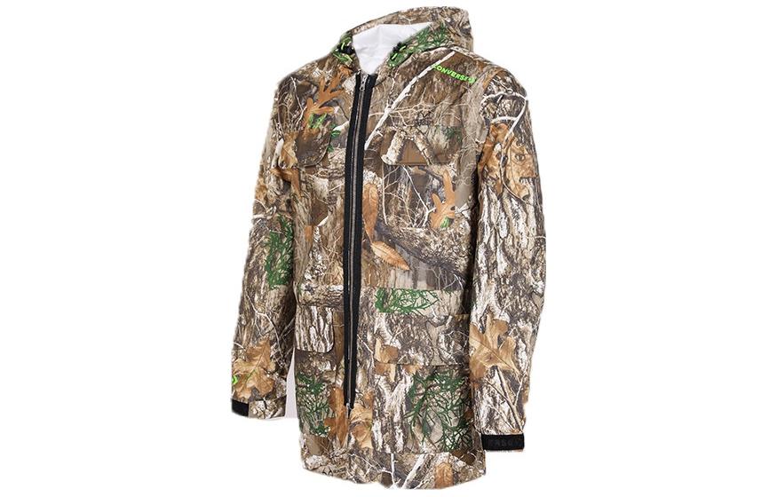 Converse AOP Utility Parka Camo Outdoor Casual Jacket Unisex Multicolor 10020205-A01