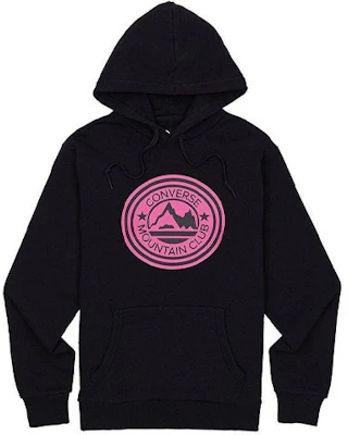 Converse Big Logo Knit Hoodie Black Unisex 10018994-A01 Buy Converse Big Logo Knit Hoodie Black Unisex 10018994-A01
