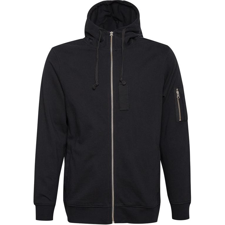 Converse Black Hooded Casual Jacket - Stylish & Versatile Outerwear 10017992-A01