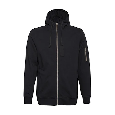 Converse Black Hooded Casual Jacket - Stylish & Versatile Outerwear 10017992-A01