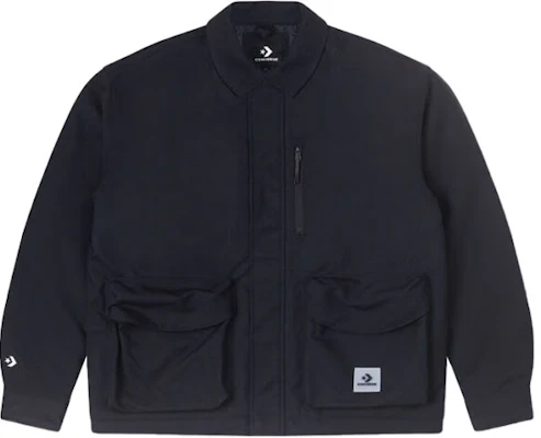 Converse 黑色戶外休閒多功能口袋長袖外套 10025264-A03 Buy Converse 黑色戶外休閒多功能口袋長袖外套 10025264-A03