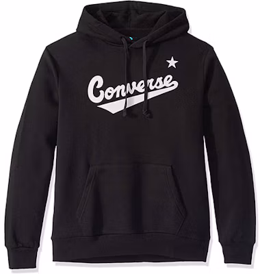 Converse Black Retro Hoodie Sweatshirt Casual Athletic Style 10019004-A01 Buy Converse Black Retro Hoodie Sweatshirt Casual Athletic Style 10019004-A01