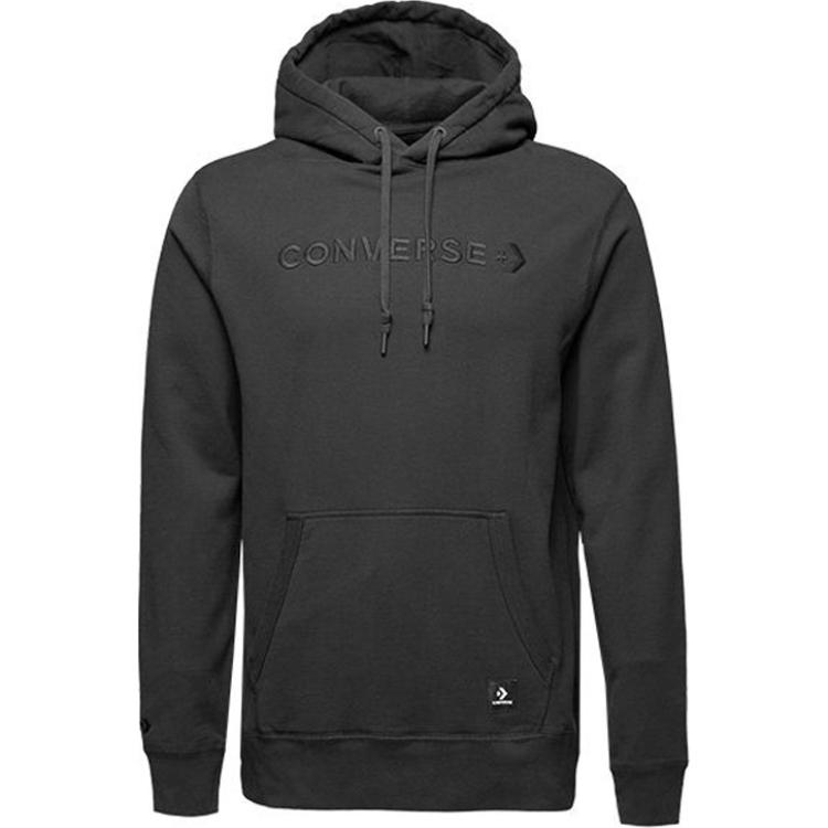 Converse Black Running Sport Casual Hoodie 10008356-A01