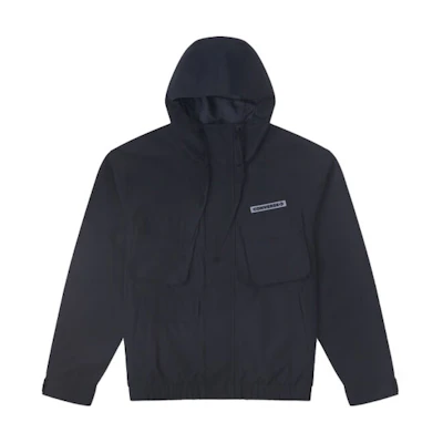 Converse Black Utility Multi-Pocket Hooded Outdoor Casual Jacket 10026909-A02