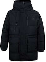 Converse Black Winter Puffer Jacket with Hood 10019323-A03 Converse Black Winter Puffer Jacket with Hood 10019323-A03
