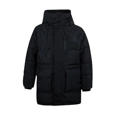 Converse Black Winter Puffer Jacket with Hood 10019323-A03