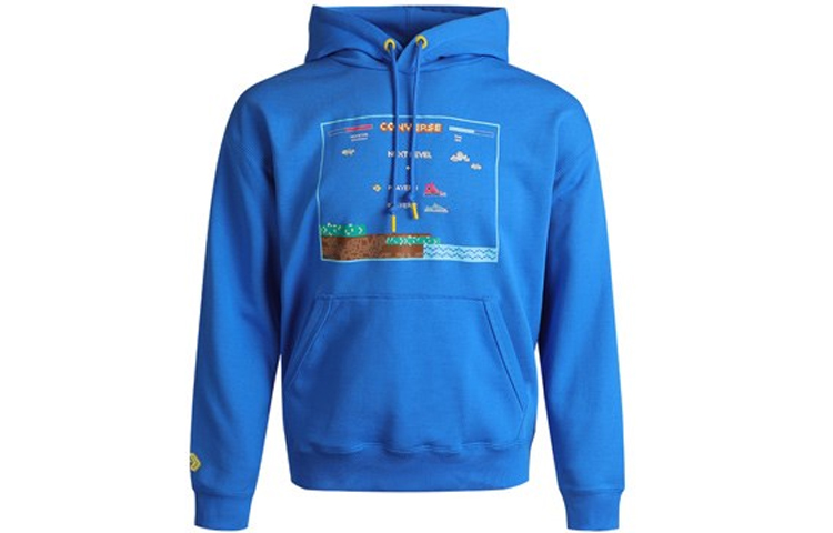 Converse Blue Pullover Casual Sweatshirt 10022413-A02