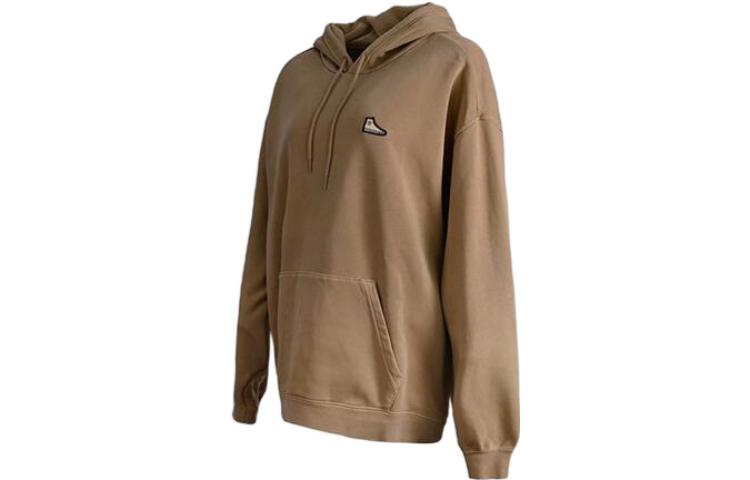 Converse Brown Printed Hoodie with Drawstring Long Sleeves 10025457-A03