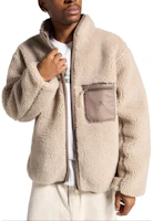 Converse Brown Reversible Solid Color Stand Collar Zip Jacket 10026727-A01 Converse Brown Reversible Solid Color Stand Collar Zip Jacket 10026727-A01