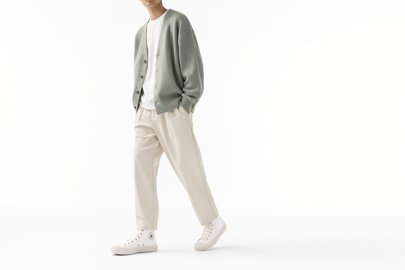 Order (W) Converse 帆布All Star 80年代高帮运动鞋 白色/白色 31311770