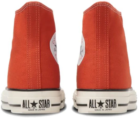 コンバース日本製オールスターHI ダークオレンジ 31309710 Shop コンバース日本製オールスターHI ダークオレンジ 31309710