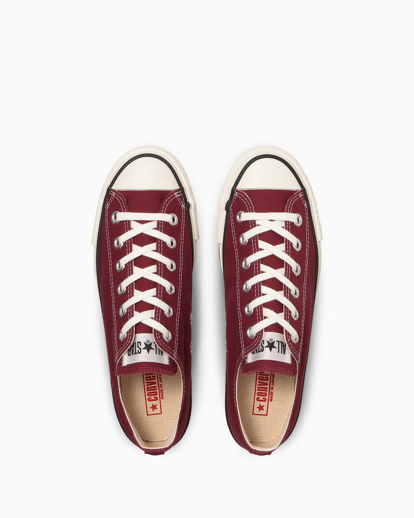 Shop Converse Canvas All Star J Low Ox Burgundy 31316720