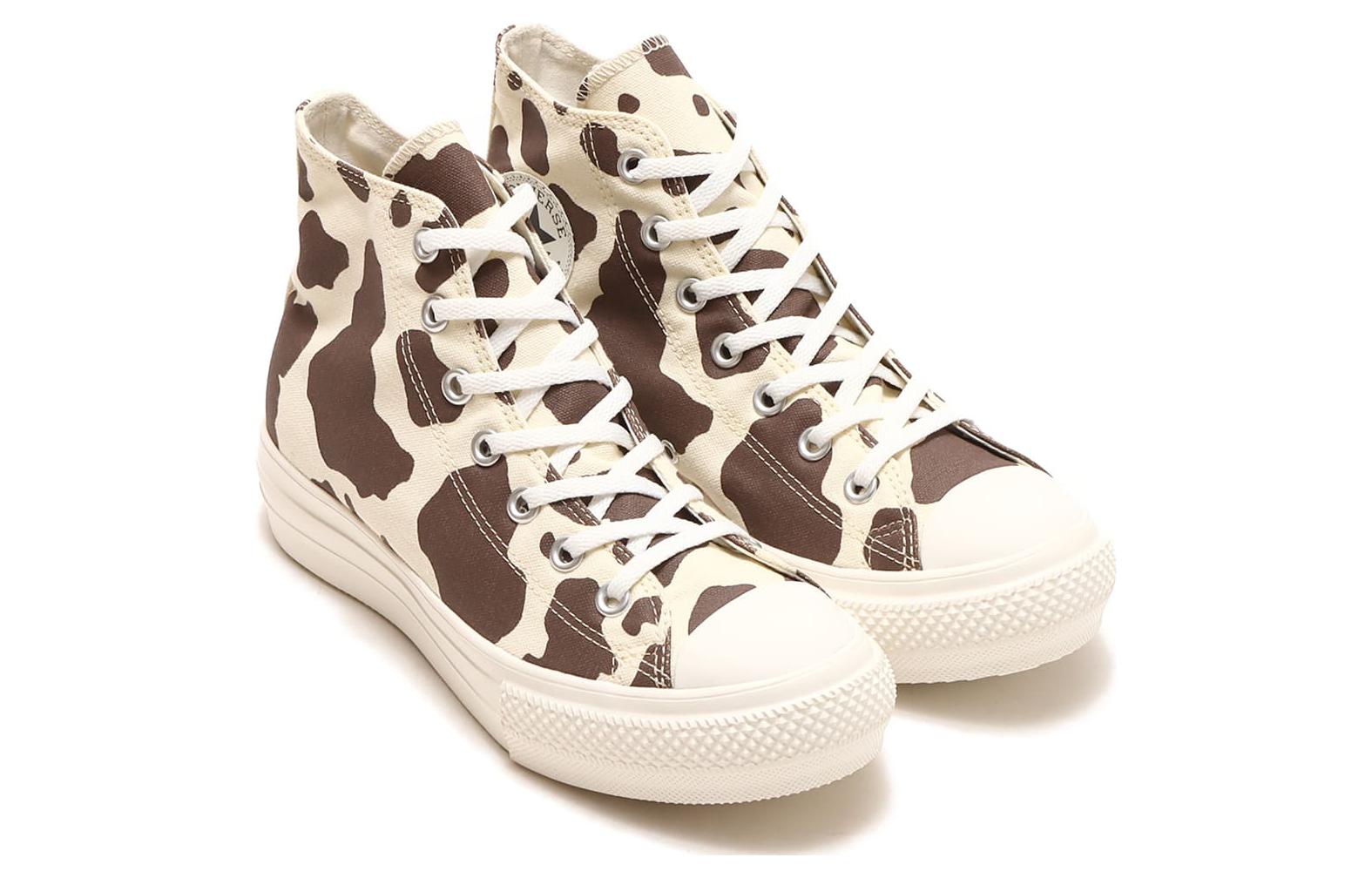 Lookbook (女款) Converse 帆布 All Star Light Plts Cowspot 高筒 '米白色' 31308150
