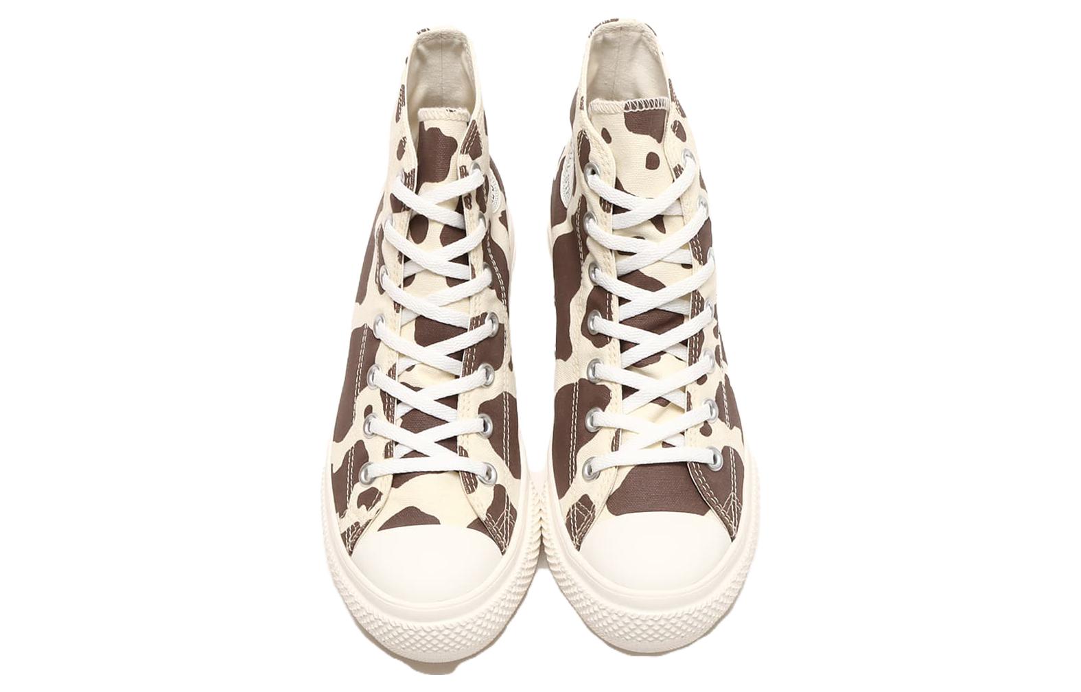 Shop (女款) Converse 帆布 All Star Light Plts Cowspot 高筒 '米白色' 31308150