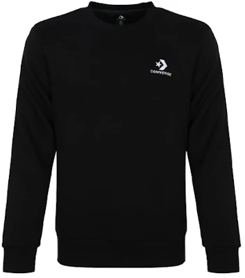 Converse Casual Crewneck Pullover Sweatshirt Black () 10008816-A01 Buy Converse Casual Crewneck Pullover Sweatshirt Black () 10008816-A01