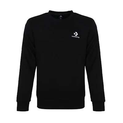 Converse Casual Crewneck Pullover Sweatshirt Black () 10008816-A01