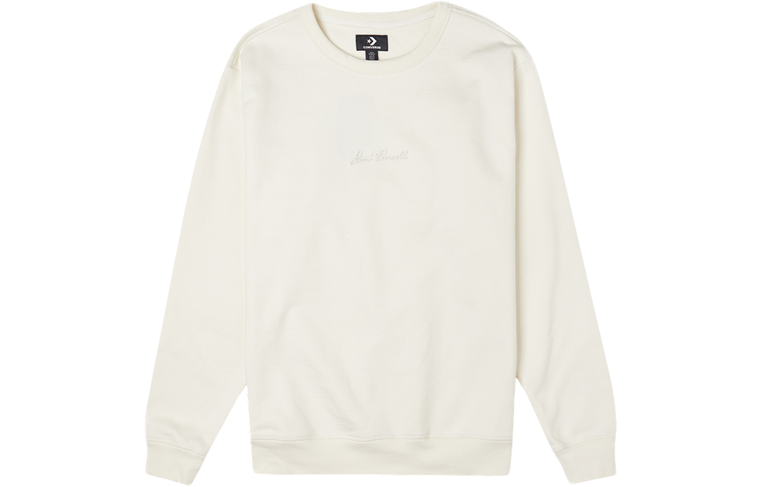 Converse Casual Fleece Pullover Hoodie Off-White 10022516-A01