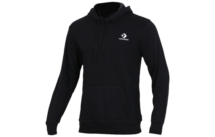 Converse Casual Knit Hoodie Black Fashion Activewear 10008926-A01