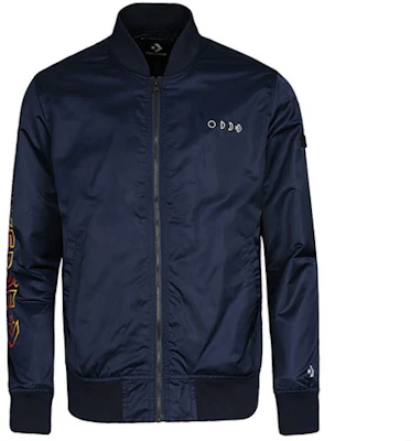Converse Casual Printed Baseball Jacket Dark Navy Blue 10007769-A02 Buy Converse Casual Printed Baseball Jacket Dark Navy Blue 10007769-A02