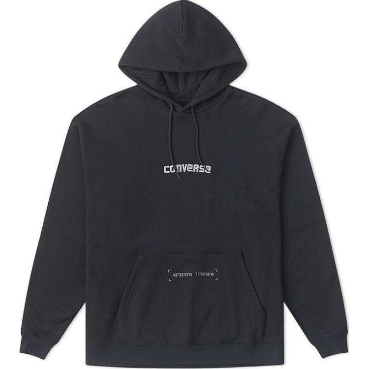 Converse Casual Pullover Hoodie Black 10027102-A01