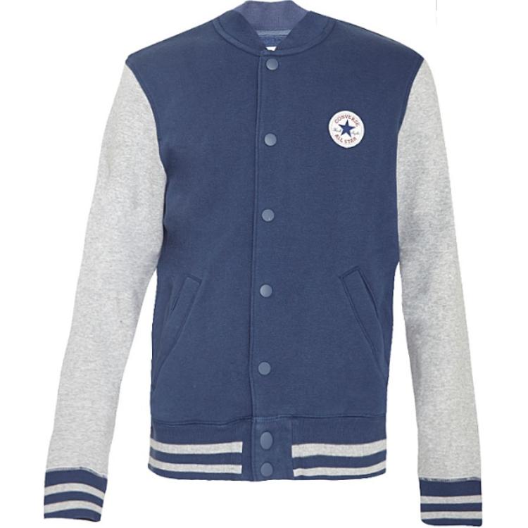 Converse Casual Series Soft Stand Collar Jacket Midnight Blue 10003721-A02