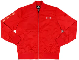 Converse Casual Sports Jacket Enamel Red 10007769-A03 Converse Casual Sports Jacket Enamel Red 10007769-A03