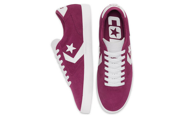 Shop Converse 經典麂皮 Checkpoint Pro 低筒 褐紅色