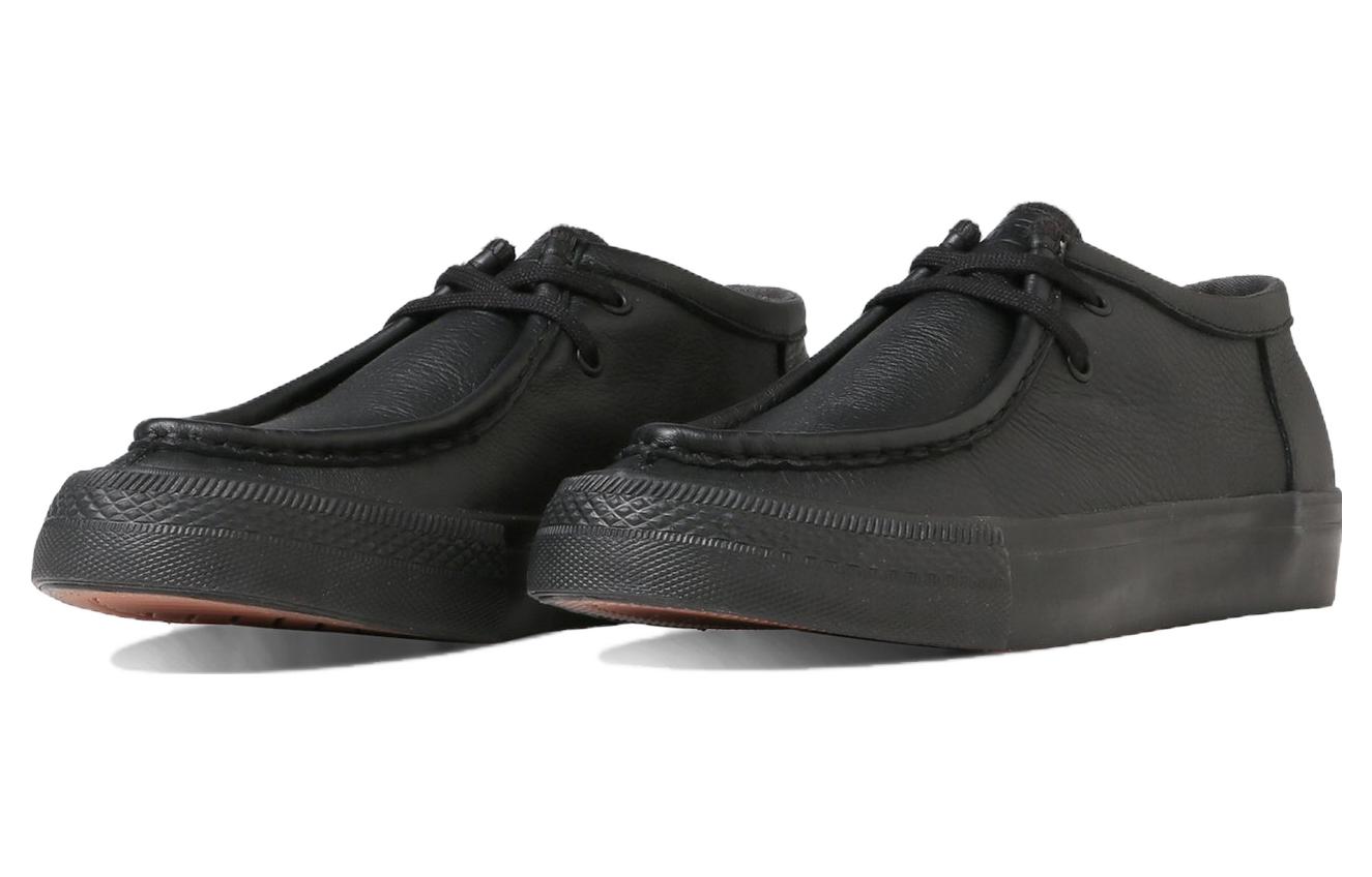 Converse Chevron & Star Mocassins Skateboarding Le Ox 'Black' 圖 3